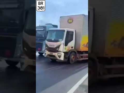 Acidente na BR 381 em João Monlevade MG.