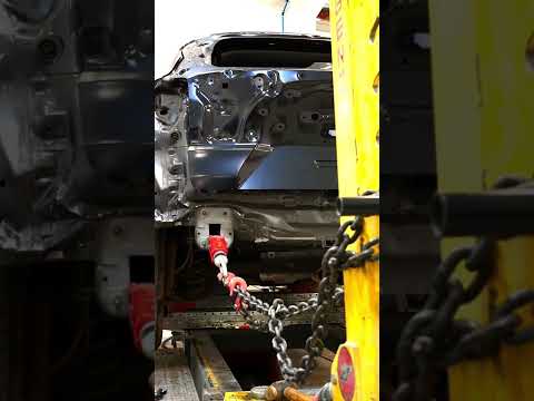 Rear end repair following nasty collision
