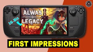 Steam Deck - Alwa's Legacy  First Impressions - The 16 Bit Version?