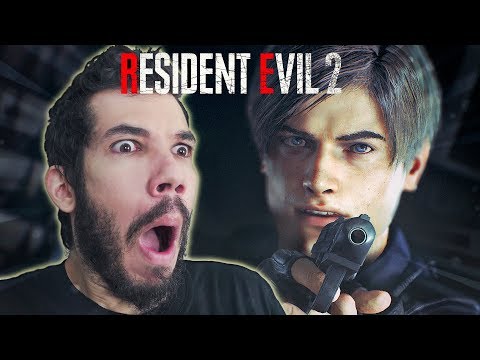 RESIDENT EVIL 2 REMAKE - REAGINDO AO TRAILER (React) || ESTOU EM CHOQUE - MaxMRM -
