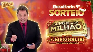 Confira o 5º Sorteio da Tele Sena de Natal 2022 (25/12/2022)
