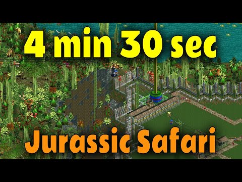 Beating Jurassic Safari in 4m 30s - OpenRCT2 speedrun
