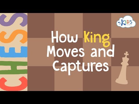 How King Moves and Captures | Chess for Children| Kids Academy