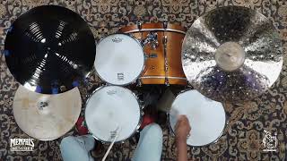 Video thumbnail for Meinl 22" Byzance Dark Raw Bell Ride Cymbal - 3151g (B22RBR-1033122J) by Memphis Drum Shop