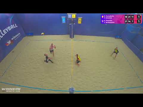 09:20 D. Svyrydenko / V. Antoniuk - A. Pasazhin /Y. Yevdokymov 22.11.2022 | Winners Beach Volleyball