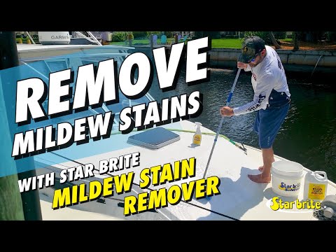 Clean Fiberglass Vinyl and Plastic With Star Brite Mildew Stain Remover