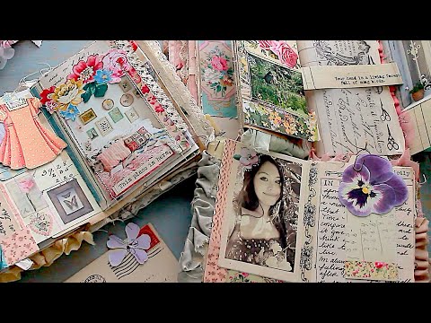 EASY Junk Journal Ideas | How I Use 3 Different Journals My Process Step By Step