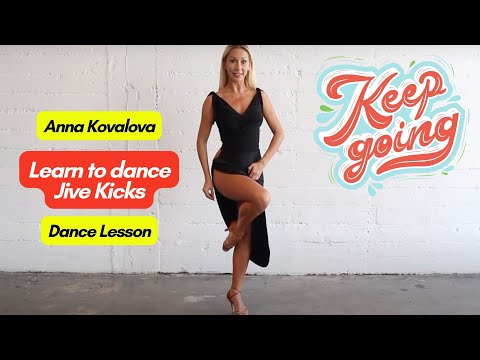 Anna Kovalova | How to dance Jive kicks | Ballroom Latin Dance Lessons