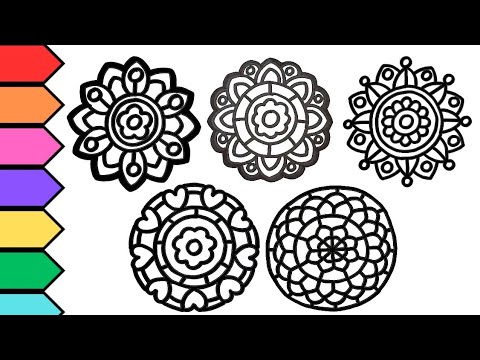 Create A Stunning Mandala With These Easy Coloring Sheets