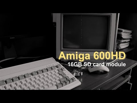 Amiga 600HD - 16 GB SD card module