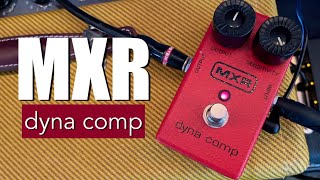 Video thumbnail for MXR Dyna Comp by Jack Fossett
