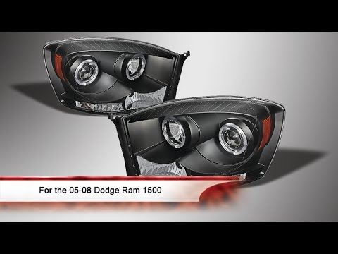 06-08 Dodge Ram 1500 / Ram 2500/3500 06-09 Projector Headlights
