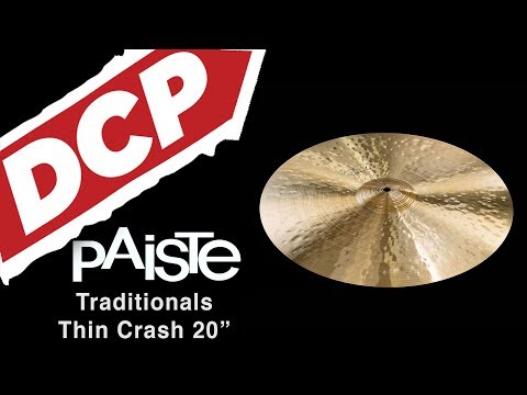 Paiste Signature Traditionals Thin Crash Cymbal 20" image 3