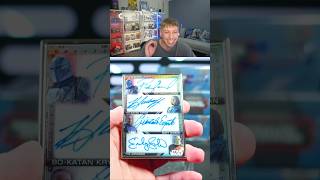POV: Pulling the Silver Framed Quad Autograph 😮2025 Topps Smugglers Outpost