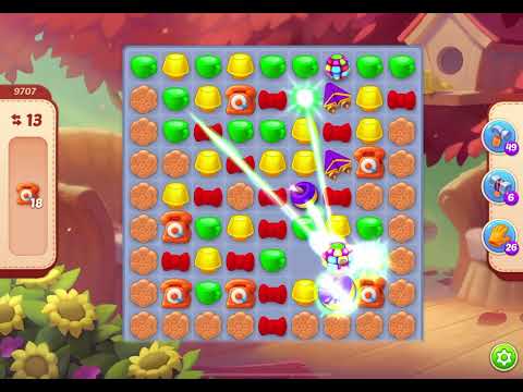 HomeScapes Level 9707 no boosters (9757 for other countries)