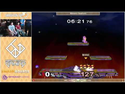 Smash On Tap 9 - EMG | ProZak (Samus, Ganon) vs EMG | n0ne (Falcon, Ganon) - Winners Quarters