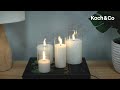 Check out our LED Trueflame Glass Jar Flickering Pillar Candles