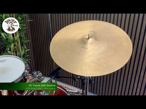 20" Paiste 2002 Black Label Medium 1955gr (VIDEO) image 10