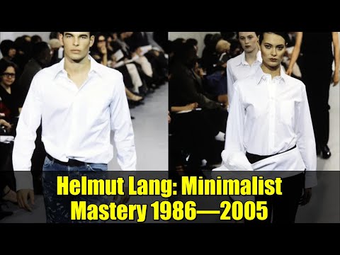 Helmut Lang: Minimalist Mastery 1986–2005 | Archive Highlights & Fashion History