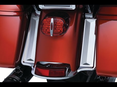 Saddlebag Filler Panels Before and After by Kuryakyn