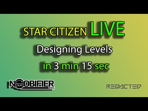 Star Citizen Live - Designing Levels - in 3 min 15 sec