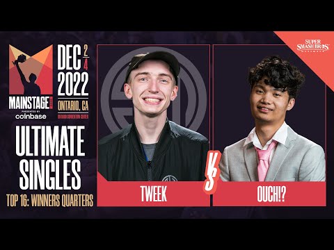 Tweek (Diddy Kong) vs Ouch!? (Wolf) - Ultimate Top 16 Winners Quarter-Final  - Mainstage 2022