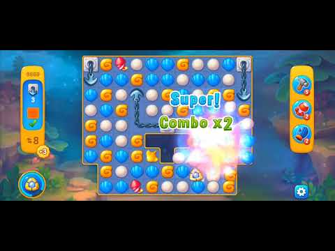 Fishdom Easy Level 9869 (with ingame boosters) @choraelmin