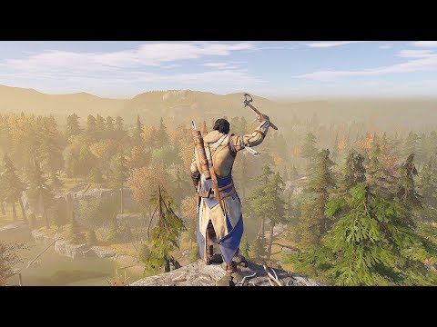 Assassin's Creed 3 Remastered Master Assassin Connor Epic Combat, Stealth Kills & Free Roam Gameplay