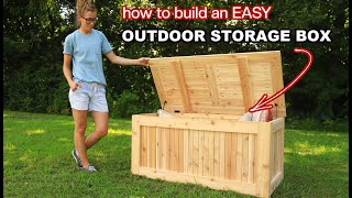DIY Outdoor Storage Box Dupe | Can We Built It Cheaper Than Buying It