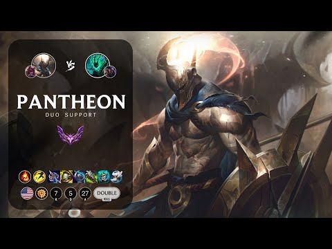 Pantheon Support vs Thresh - NA Master Patch 13.5