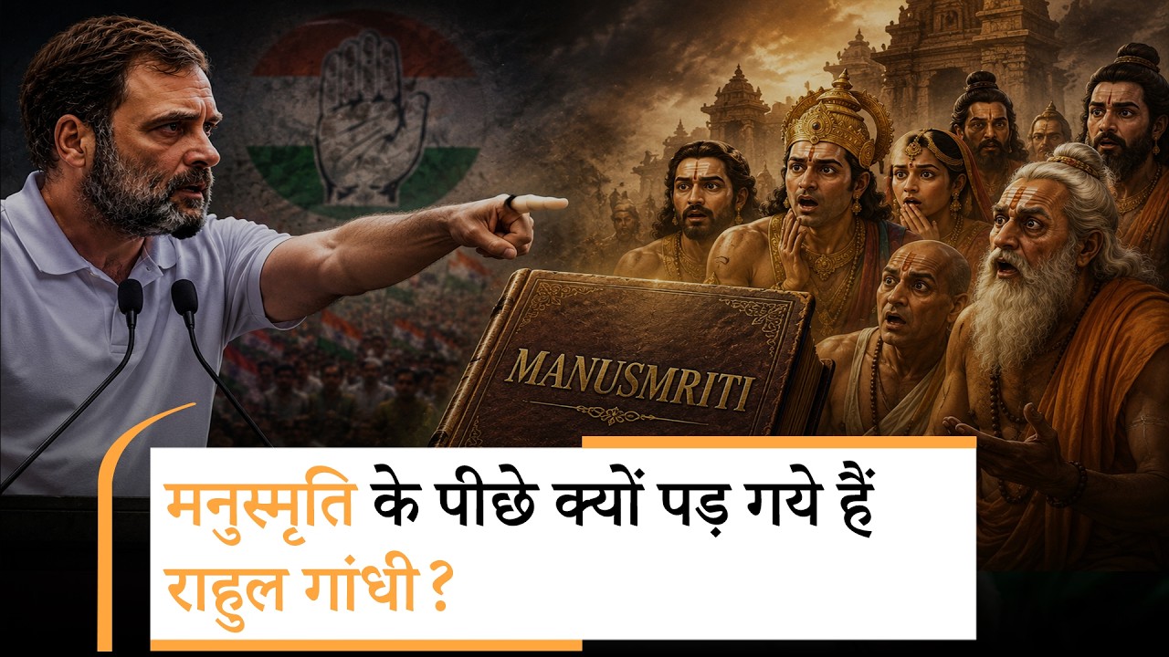 Jan Gan Man: Manusmriti पर क्यों बरस रहे Rahul? हर मुद्दे में जाति का कोण क्यों ढूँढ़ रही कांग्रेस? Jan Gan Man: Manusmriti पर क्यों बरस रहे Rahul? हर मुद्दे में जाति का कोण क्यों ढूँढ़ रही कांग्रेस?