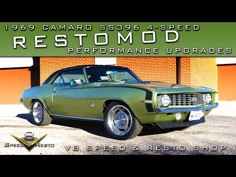 1969 Chevrolet Camaro Restomod Performance Upgrades Video V8 Speed & Resto Shop V8TV