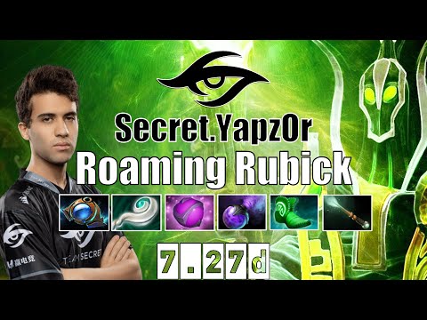 Rubick | Secret.YapzOr | Roaming/Soft Support Rubick | 7.27d Gameplay Highlights
