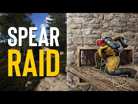 SPEAR RAIDING! JACKPOT ECO RAID! - Rust Survival Gameplay