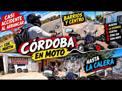 🚨 CASI ACCIDENTE 😱 | CÓRDOBA EN MOTOS HASTA LA CALERA 🏍️