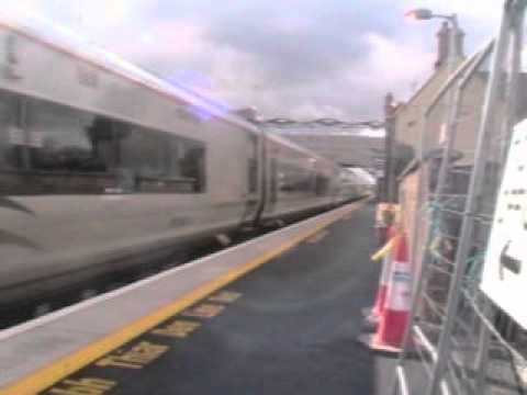 Hazelhatch & Celbridge-Irish Rail 22000 class passes slowly on service to Heuston
