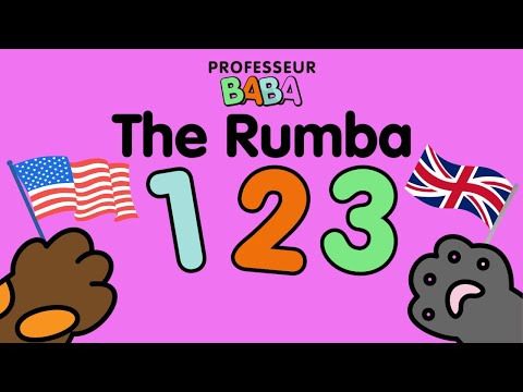 The Rumba 123 – English Numbers Song for Kids 🌍 Apprends à compter en anglais – Professeur Baba