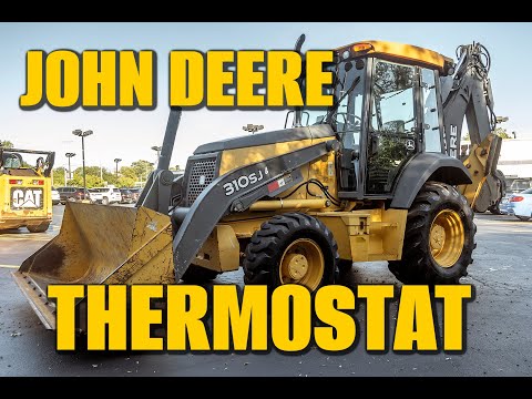 How to replace Thermostat - John Deere Backhoe / Loader