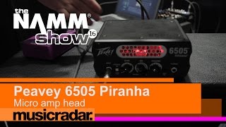 Video thumbnail for NAMM 2016: Peavey 6505 Piranha micro amp head by MusicRadar