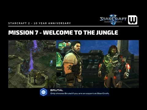 Starcraft 2: 10 Year Achievement Hunt! Brutal WoL Mission 7 - Welcome to the Jungle