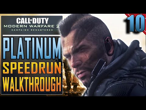 Modern Warfare 2 Remastered - PLATINUM SPEEDRUN WALKTHROUGH 10/21 - Full Game Trophy Guide