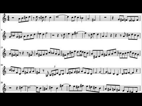 Lady bird - Chet baker's solo transcription