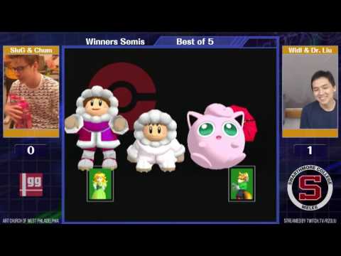 Event Match 4: SluG (Icies) & Chum (Puff) vs Widl (Peach) & R2DLiu (Fox) - Winners Semis