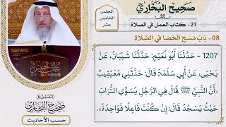 [1207] حديث: إن كنت فاعلًا فواحدةً [[أبواب العمل في الصلاة] - باب مسح الحصى في الصلاة]