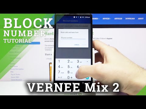 How to Block Number on VERNEE Mix 2 – Block Contacts