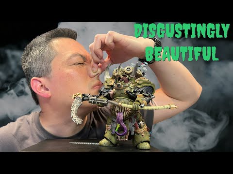 Review of JoyToy Warhammer 40K Chaos Space Marine Death Guard Deathshroud Terminator Champion