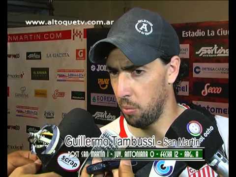 GUILLERMO TAMBUSSI - Post San Martín 1 vs. Juv. Antoniana 0