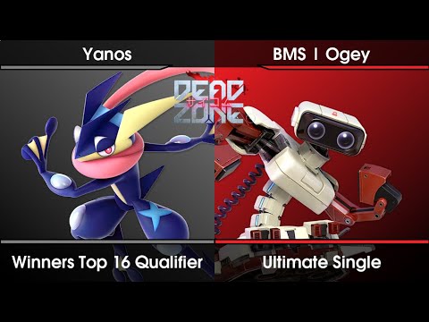 DEAD ZONE #2 Winners Top 16 Qualifier - Yanos (Greninja) Vs. Ogey (R.O.B.) SSBU Ultimate Tournament