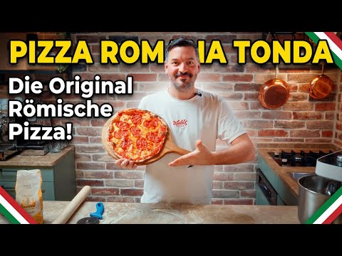 Pizza Romana Tonda - So knusprig wie in Rom! | Original Rezept