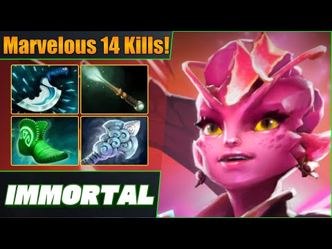 Immortal Dark Willow Soft Support Mind-blowing 14 Kills! Dota 2 DotaPulse Highlight Gameplay